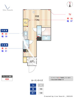  La　Perla　Nishi－oi 111 【東京都中延駅】 の間取り図