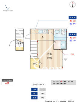 ミハス浜田山 202 【東京都西永福駅】 の間取り図