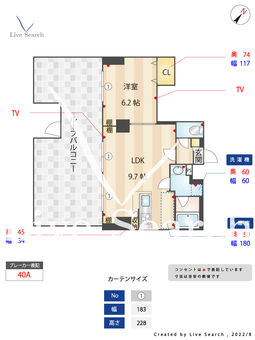 アルファコート東六郷 501 【東京都雑色駅】 の間取り図