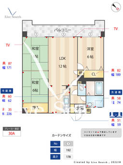 カーザプレジール 302 【福岡県奈多駅】 の間取り図