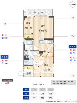 ルネサンスコート上北沢Grand 401 【東京都上北沢駅】 の間取り図
