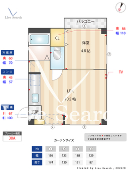 MFプロミネンス 301 【東京都京急蒲田駅】 の間取り図