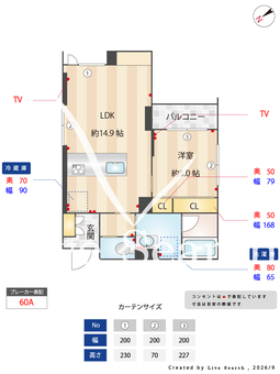 リヴェール　今泉 201 【栃木県宇都宮駅】 の間取り図
