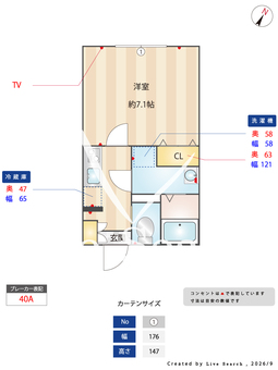 エテルノヴァローレ南鳩ヶ谷 201 【埼玉県南鳩ヶ谷駅】 の間取り図