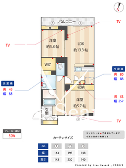 モハ　セレーノ 205 【埼玉県新田駅】 の間取り図