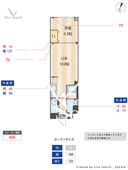 ウェルスクエアイズム駒込 204 【東京都駒込駅】 の間取り図