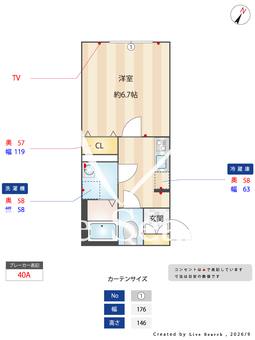 エテルノヴァローレ南鳩ヶ谷 205 【埼玉県南鳩ヶ谷駅】 の間取り図