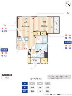 フォス　渋谷笹塚 105 【東京都笹塚駅】 の間取り図