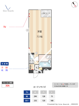 アップルコート綱島 101 【神奈川県綱島駅】 の間取り図