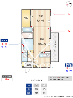 ソヴリンティ 303 【栃木県小山駅】 の間取り図