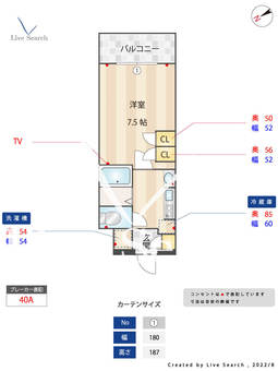 ∇・E 107 【神奈川県妙蓮寺駅】 の間取り図