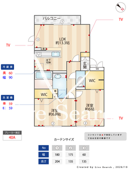 GLANZ KISHIBE 105 【大阪府岸部駅】 の間取り図