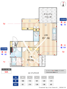 エントピア神明の杜Musashikosugi 402 【神奈川県向河原駅】 の間取り図