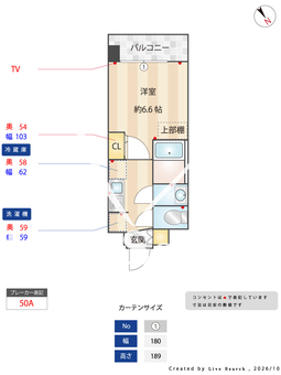 Alivis東三国 608 【大阪府東三国駅】 の間取り図