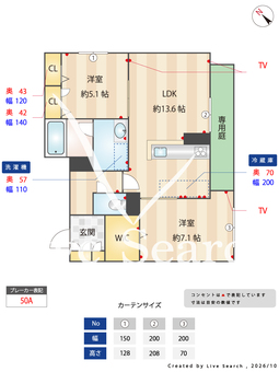 ShaMaisonANBER026 104 【福岡県箱崎駅】 の間取り図