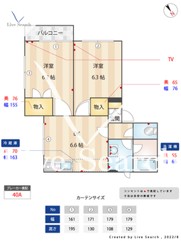 グリーンハイツ目白B棟 202 【東京都目白駅】 の間取り図