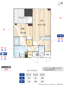 S-RESIDENCE千種belvia TOWER 505 【愛知県今池駅】 の間取り図
