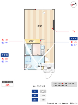 フィオーネ柴又 105 【東京都柴又駅】 の間取り図