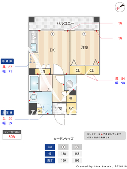 HF西新宿レジデンスWEST 506 【東京都西新宿】 の間取り図
