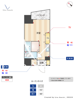 バウスクロス相模大野 1301 【神奈川県相模大野駅】 の間取り図