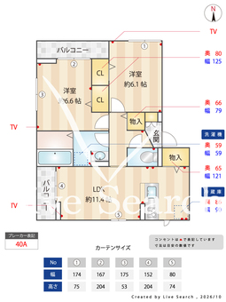 Arco Mistletoe 201 【東京都篠崎駅】 の間取り図