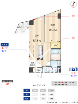 田澤BL西新宿 501 【東京都西新宿五丁目駅】 の間取り図
