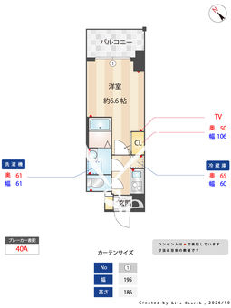 S-RESIDENCE上新庄beat 1106 【大阪府上新庄駅】 の間取り図