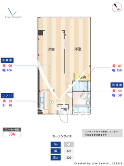 川端中央ビル 402 【福岡県中洲川端駅】 の間取り図
