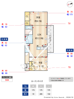 Raffine宿郷 202 【栃木県宇都宮芳賀ライト線　東宿郷駅　徒歩9分】 の間取り図