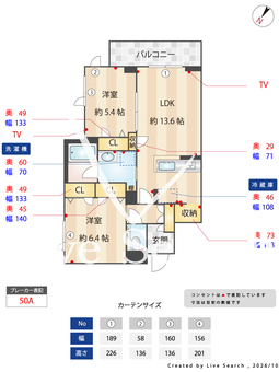 ロゼ　アーブル 301 【神奈川県相模鉄道本線　三ツ境駅】 の間取り図