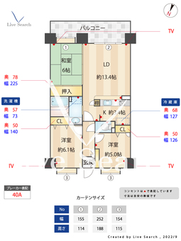 コモダス天神 806 【福岡県薬院駅】 の間取り図