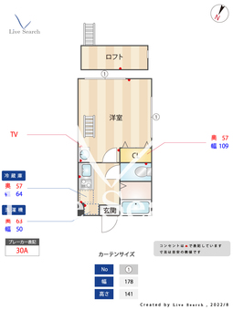 UNIes　SASAZUKA 201 【東京都笹塚駅】 の間取り図