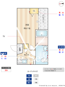 The Eternal House Matsudo 301 【千葉県松戸駅】 の間取り図