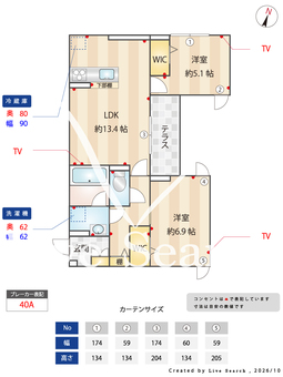 D Paina 子母口Ⅱ 303 【神奈川県武蔵新城駅】 の間取り図