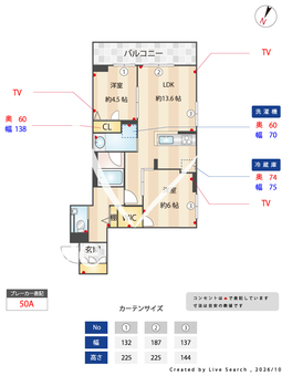 ロゼ　アーブル 402 【神奈川県相模鉄道本線　三ツ境駅】 の間取り図