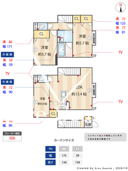 セレスティア竹の塚 203 【東京都竹ノ塚駅】 の間取り図