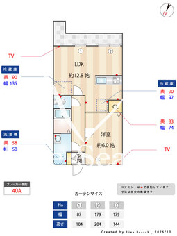 クレシア西谷 302 【神奈川県西谷】 の間取り図