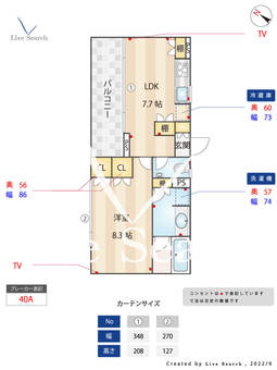 グリーンテラス雑司が谷 4B 【東京都雑司が谷駅】 の間取り図