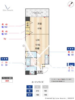 黒川祇園ビル 703 【福岡県祇園駅】 の間取り図