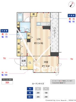 レスポアール 201 【埼玉県北戸田駅】 の間取り図