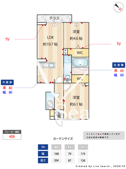 コンドミーニョ ジャルディーニ 101 【群馬県樋越駅】 の間取り図