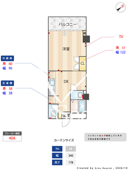 サンローゼ新宿 203 【東京都西新宿駅】 の間取り図