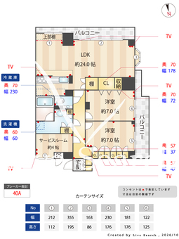 ウィン新宿若松町 904 【東京都若松河田駅】 の間取り図