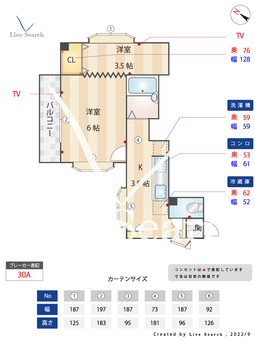 トリビュート薬院 405 【福岡県薬院駅】 の間取り図