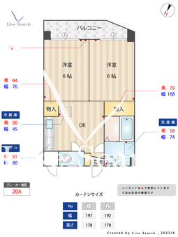 サンシャイン高宮 202 【福岡県高宮駅】 の間取り図