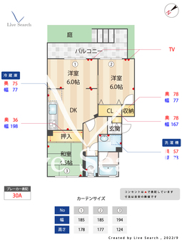 サンシャイン大橋 106 【福岡県大橋駅】 の間取り図