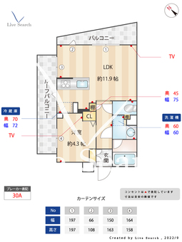 コンポジット南雪谷 405 【東京都雪が谷大塚駅】 の間取り図
