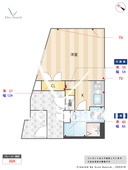 SH122 301 【東京都荏原中延駅】 の間取り図