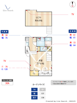 ソレイユステラ 103 【福岡県笹原駅】 の間取り図