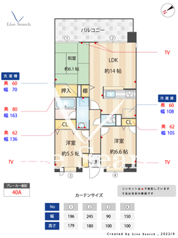 西新南スペーススクエア 1005 【福岡県西新駅】 の間取り図